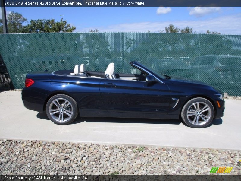  2018 4 Series 430i xDrive Convertible Imperial Blue Metallic