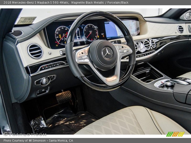 Magnetite Black Metallic / Porcelain/Black 2018 Mercedes-Benz S Maybach S 560 4Matic