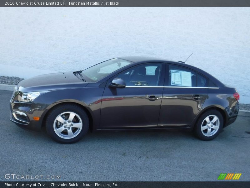 Tungsten Metallic / Jet Black 2016 Chevrolet Cruze Limited LT