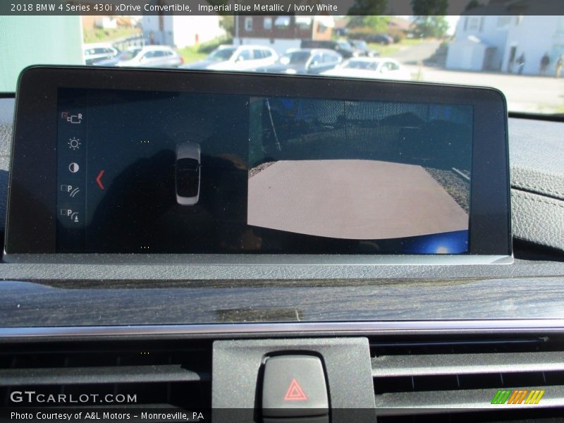 Imperial Blue Metallic / Ivory White 2018 BMW 4 Series 430i xDrive Convertible