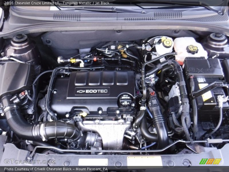 Tungsten Metallic / Jet Black 2016 Chevrolet Cruze Limited LT
