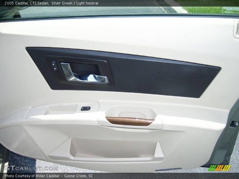 Silver Green / Light Neutral 2005 Cadillac CTS Sedan