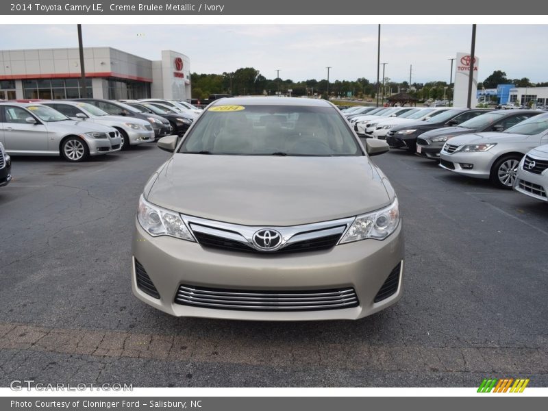 Creme Brulee Metallic / Ivory 2014 Toyota Camry LE