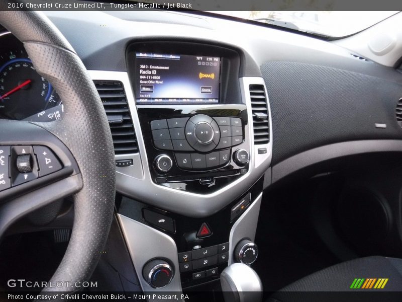 Tungsten Metallic / Jet Black 2016 Chevrolet Cruze Limited LT