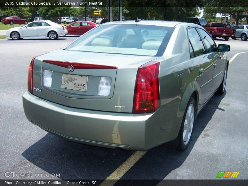 Silver Green / Light Neutral 2005 Cadillac CTS Sedan