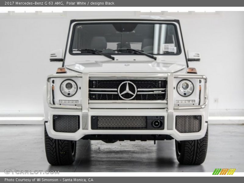 Polar White / designo Black 2017 Mercedes-Benz G 63 AMG