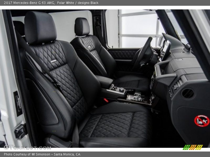 Polar White / designo Black 2017 Mercedes-Benz G 63 AMG