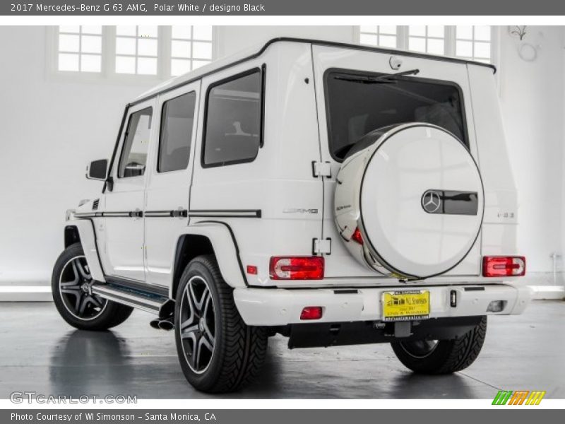 Polar White / designo Black 2017 Mercedes-Benz G 63 AMG