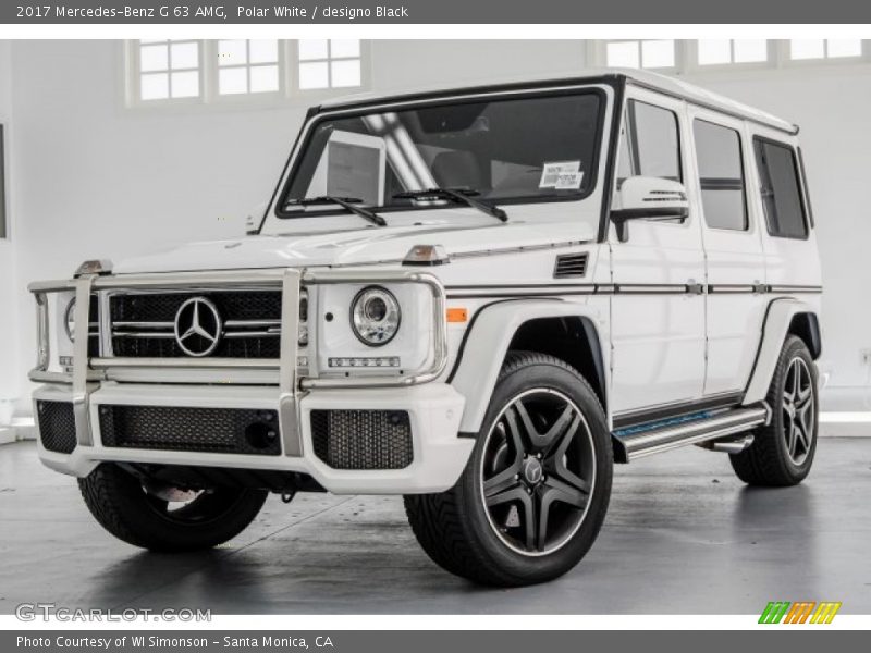 Polar White / designo Black 2017 Mercedes-Benz G 63 AMG