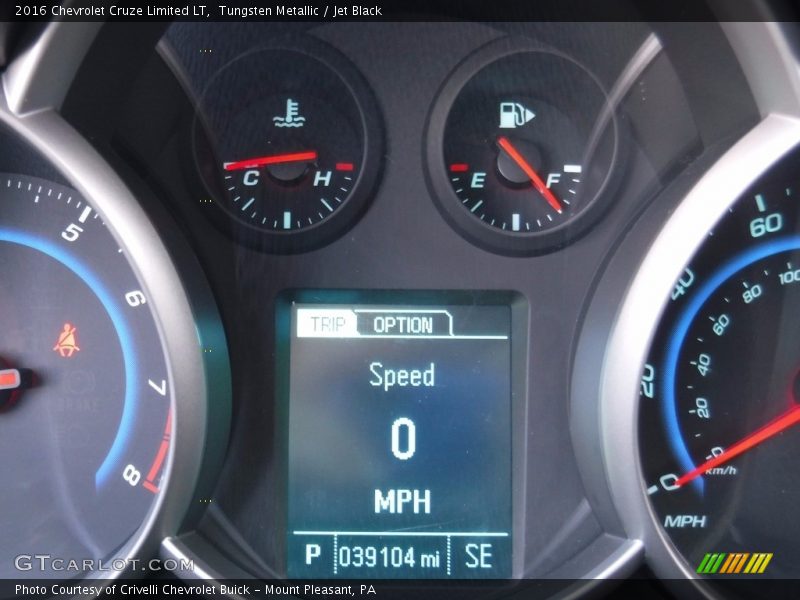 Tungsten Metallic / Jet Black 2016 Chevrolet Cruze Limited LT