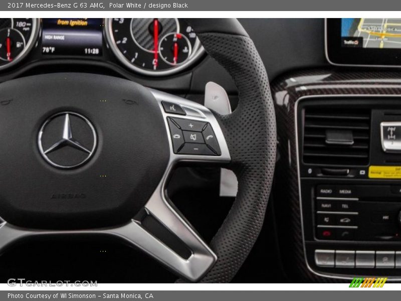 Polar White / designo Black 2017 Mercedes-Benz G 63 AMG