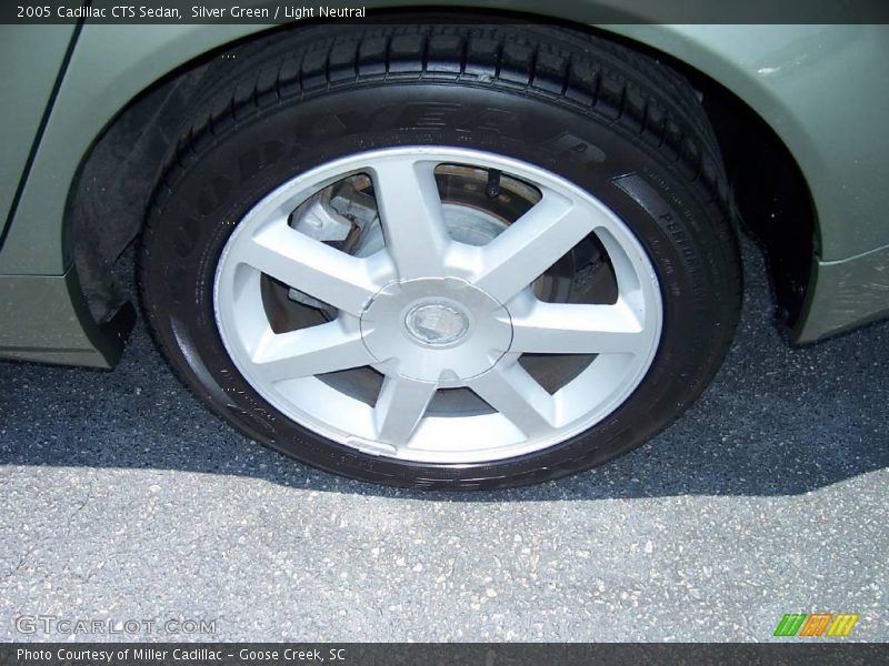 Silver Green / Light Neutral 2005 Cadillac CTS Sedan
