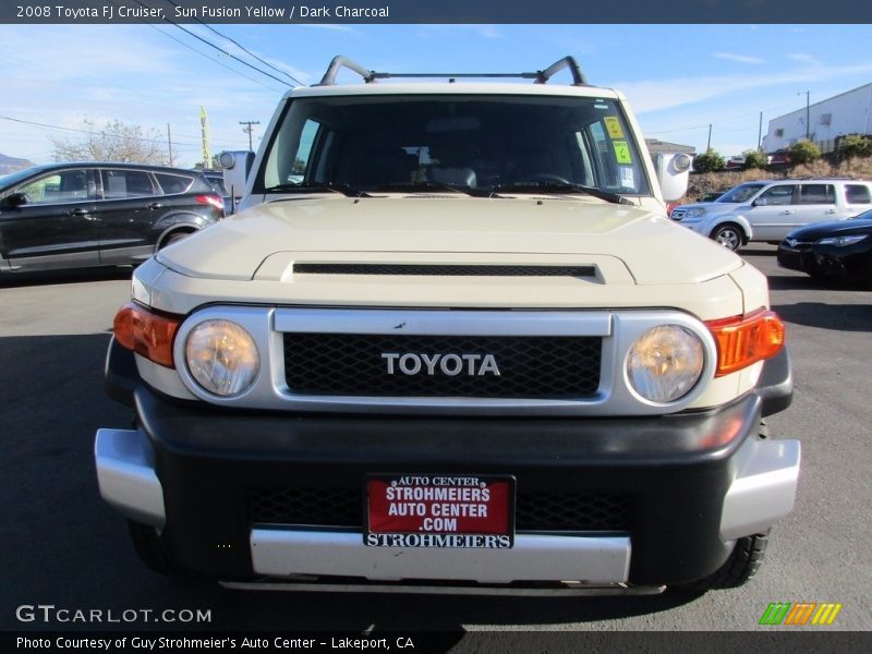 Sun Fusion Yellow / Dark Charcoal 2008 Toyota FJ Cruiser