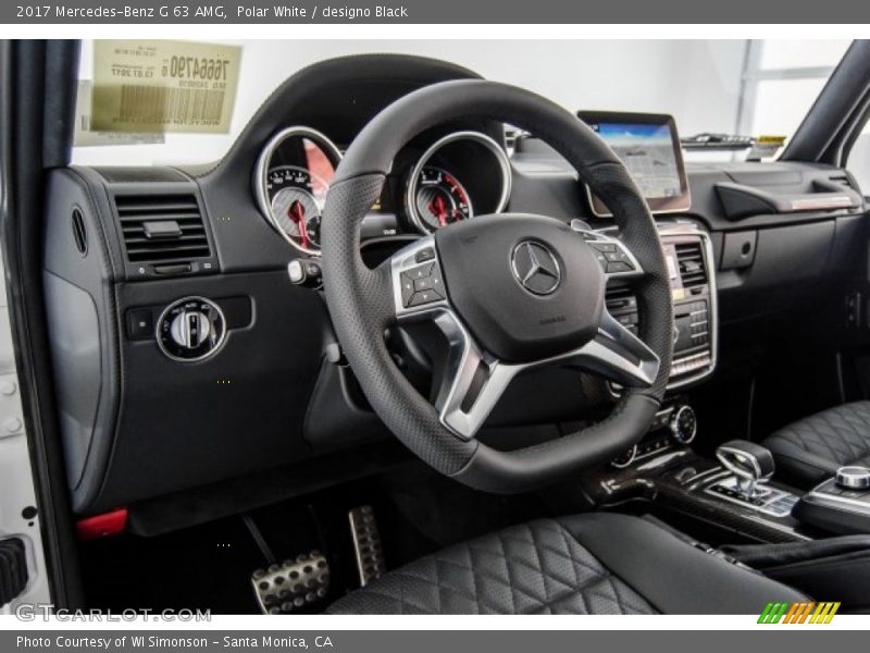 Polar White / designo Black 2017 Mercedes-Benz G 63 AMG