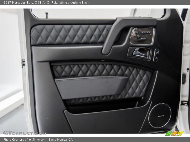 Polar White / designo Black 2017 Mercedes-Benz G 63 AMG