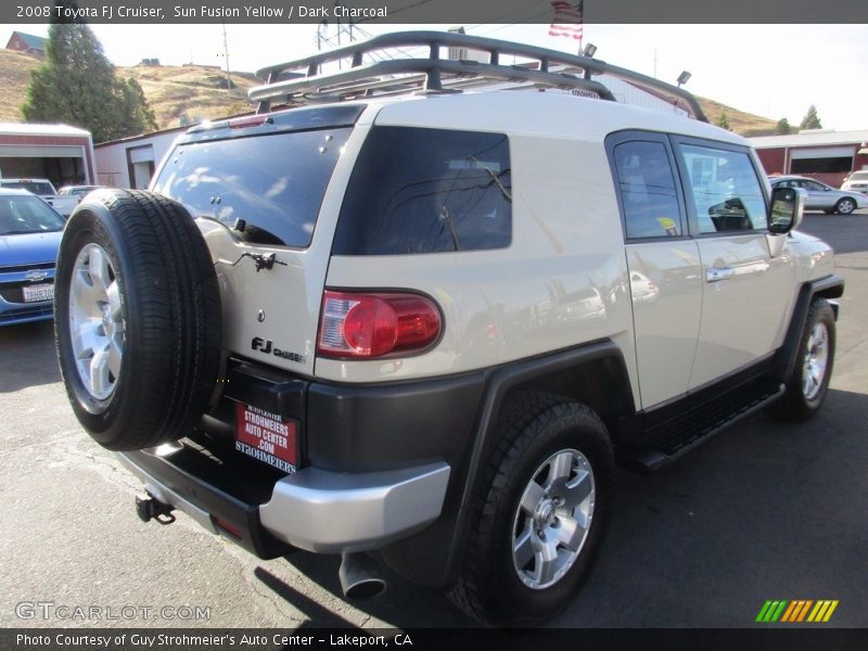 Sun Fusion Yellow / Dark Charcoal 2008 Toyota FJ Cruiser