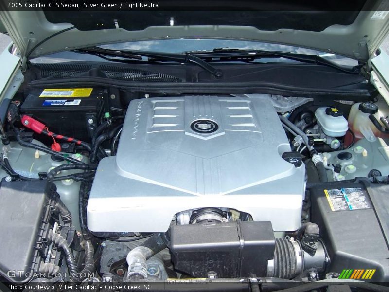 Silver Green / Light Neutral 2005 Cadillac CTS Sedan