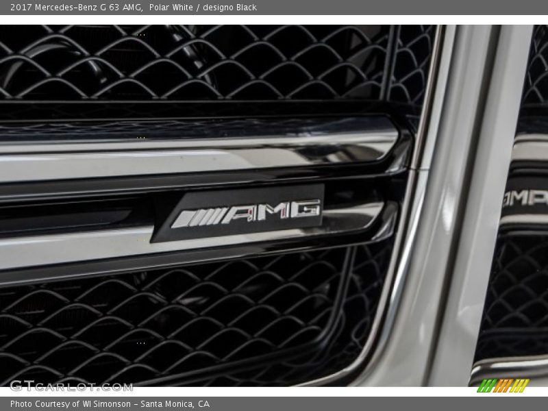 Polar White / designo Black 2017 Mercedes-Benz G 63 AMG