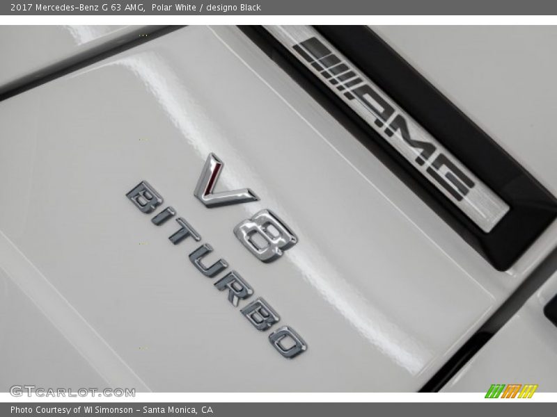 Polar White / designo Black 2017 Mercedes-Benz G 63 AMG