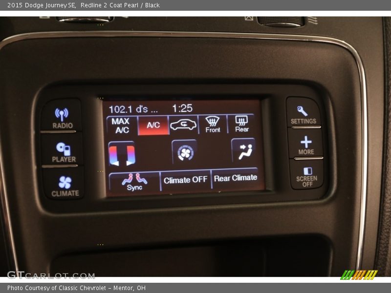 Redline 2 Coat Pearl / Black 2015 Dodge Journey SE