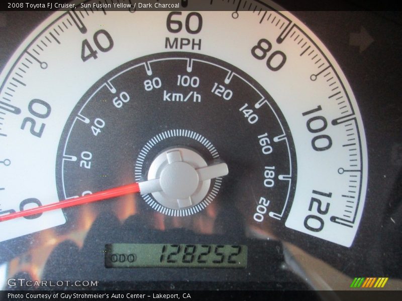 Sun Fusion Yellow / Dark Charcoal 2008 Toyota FJ Cruiser