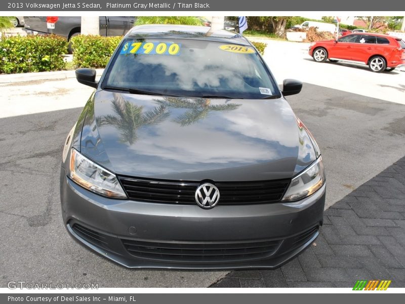 Platinum Gray Metallic / Titan Black 2013 Volkswagen Jetta S Sedan