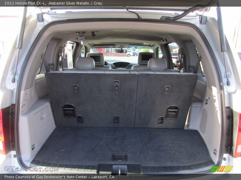 Alabaster Silver Metallic / Gray 2011 Honda Pilot EX-L