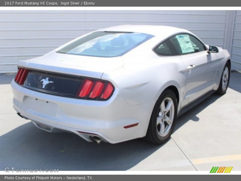Ingot Silver / Ebony 2017 Ford Mustang V6 Coupe