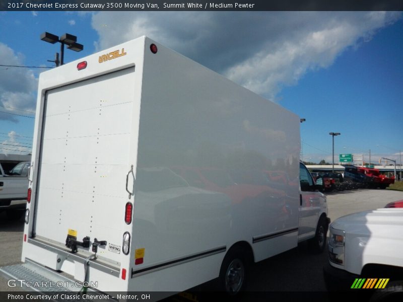 Summit White / Medium Pewter 2017 Chevrolet Express Cutaway 3500 Moving Van