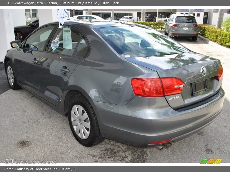 Platinum Gray Metallic / Titan Black 2013 Volkswagen Jetta S Sedan