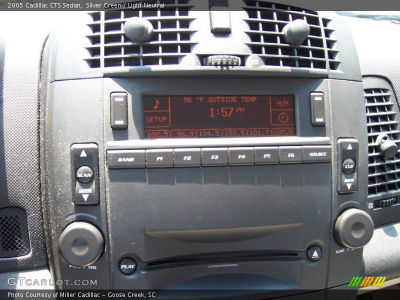 Silver Green / Light Neutral 2005 Cadillac CTS Sedan