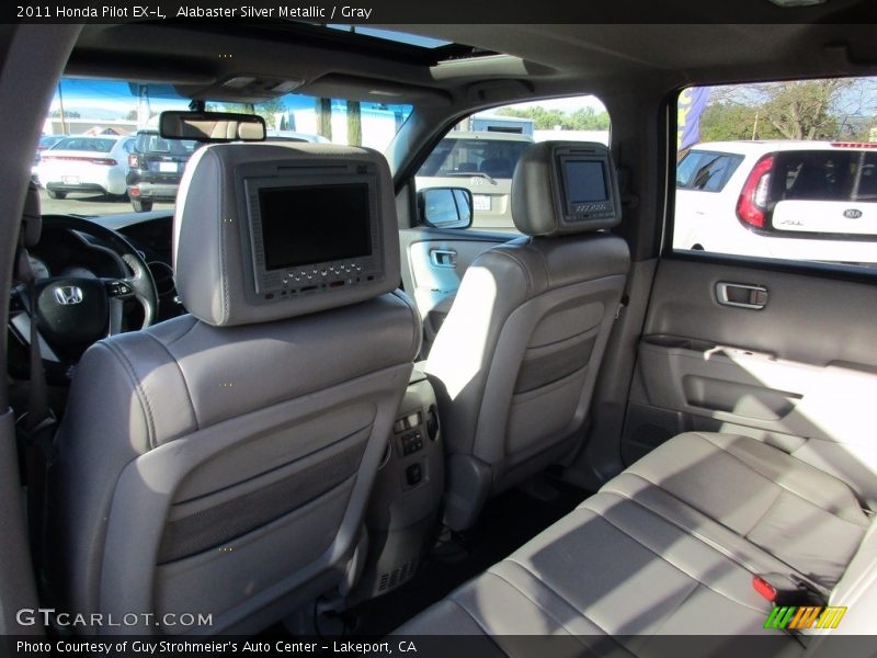 Alabaster Silver Metallic / Gray 2011 Honda Pilot EX-L