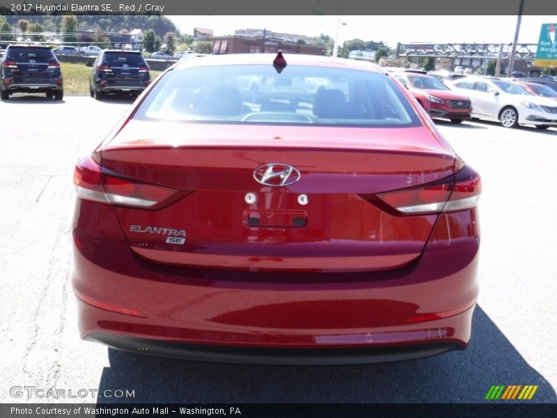 Red / Gray 2017 Hyundai Elantra SE