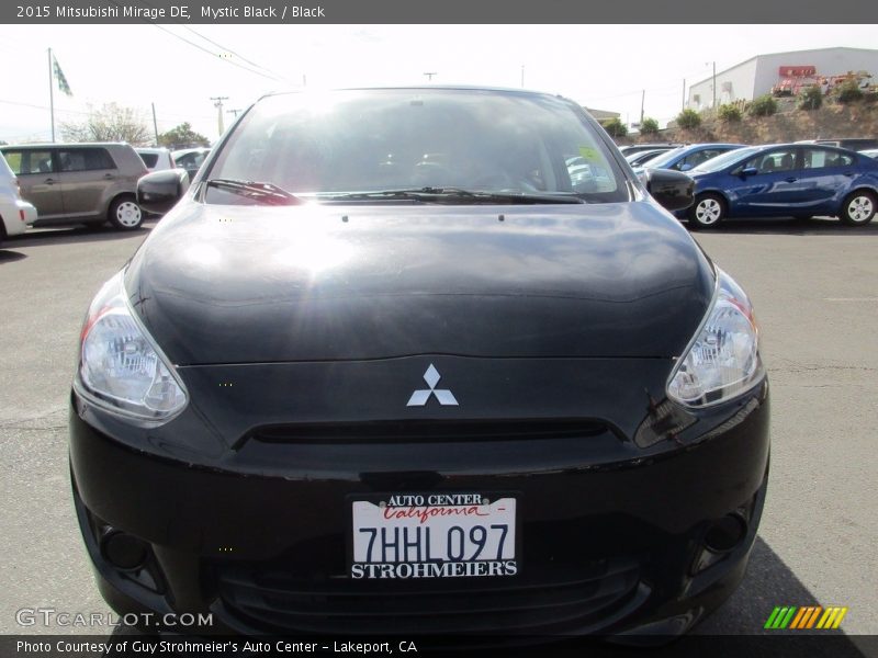 Mystic Black / Black 2015 Mitsubishi Mirage DE
