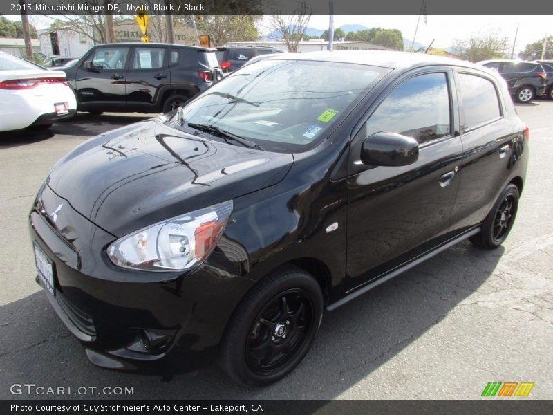 Mystic Black / Black 2015 Mitsubishi Mirage DE