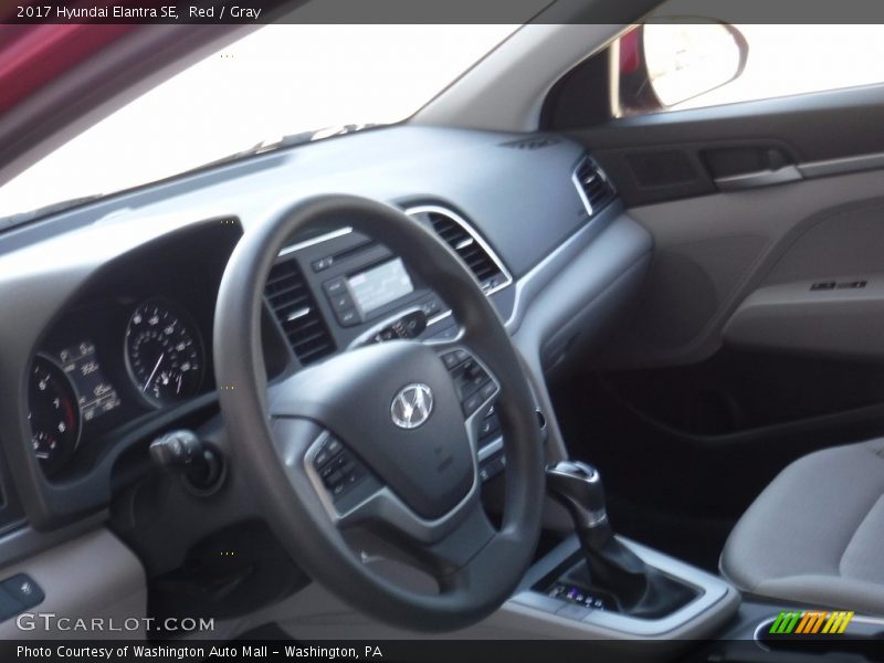 Red / Gray 2017 Hyundai Elantra SE