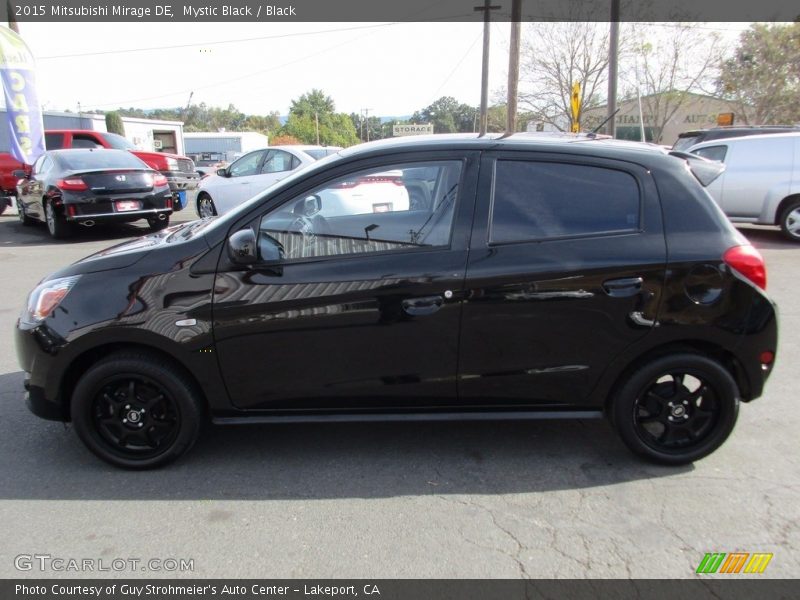 Mystic Black / Black 2015 Mitsubishi Mirage DE