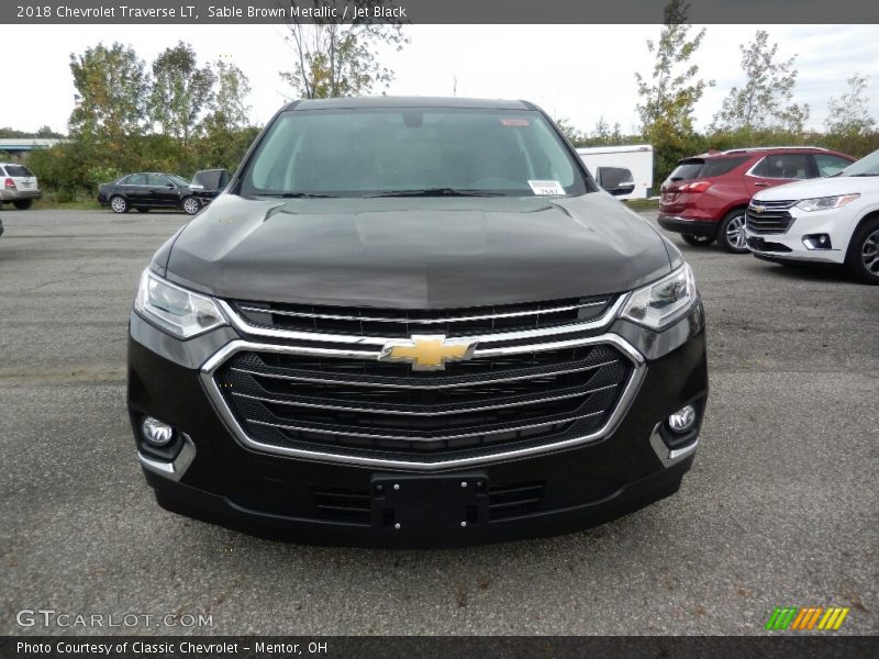 Sable Brown Metallic / Jet Black 2018 Chevrolet Traverse LT