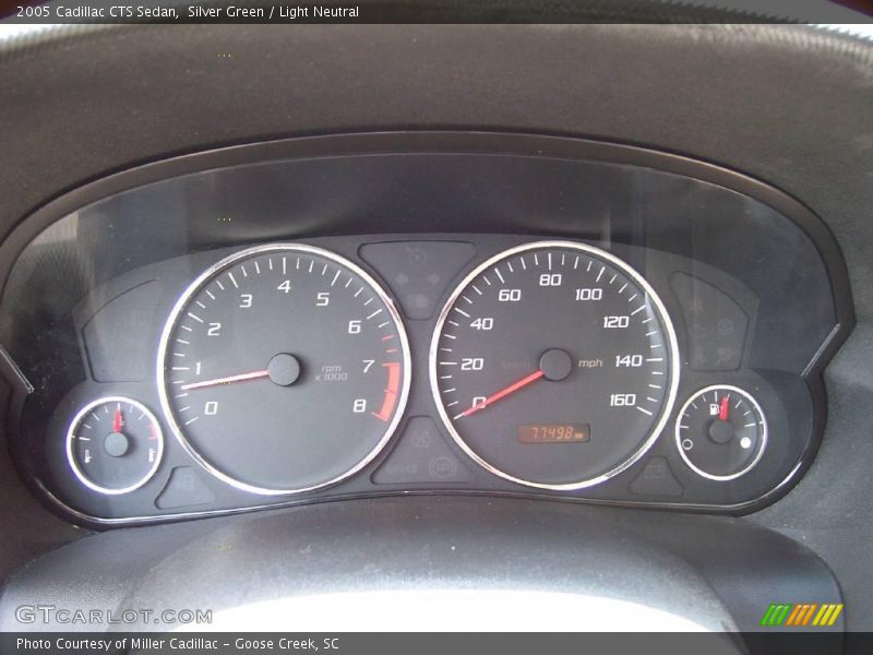 Silver Green / Light Neutral 2005 Cadillac CTS Sedan