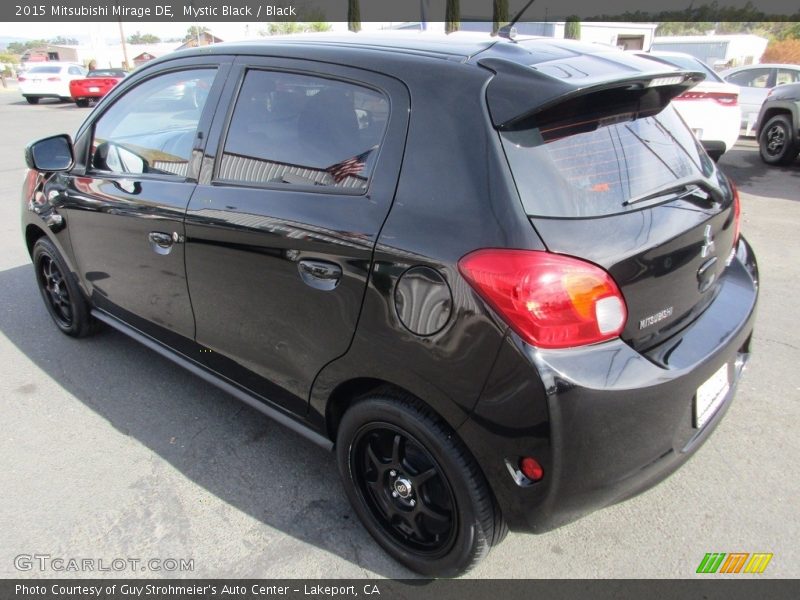 Mystic Black / Black 2015 Mitsubishi Mirage DE
