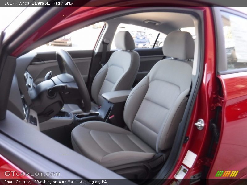 Red / Gray 2017 Hyundai Elantra SE