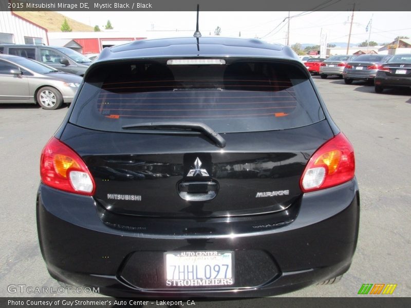 Mystic Black / Black 2015 Mitsubishi Mirage DE
