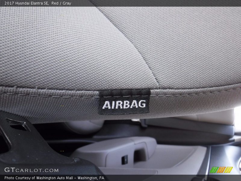 Red / Gray 2017 Hyundai Elantra SE