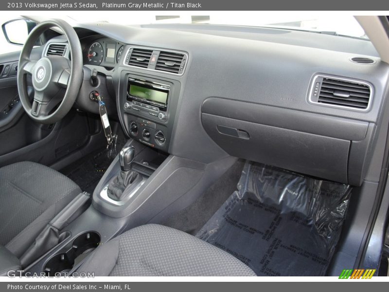 Platinum Gray Metallic / Titan Black 2013 Volkswagen Jetta S Sedan