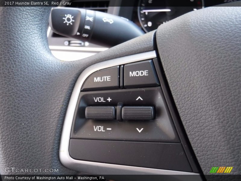 Red / Gray 2017 Hyundai Elantra SE