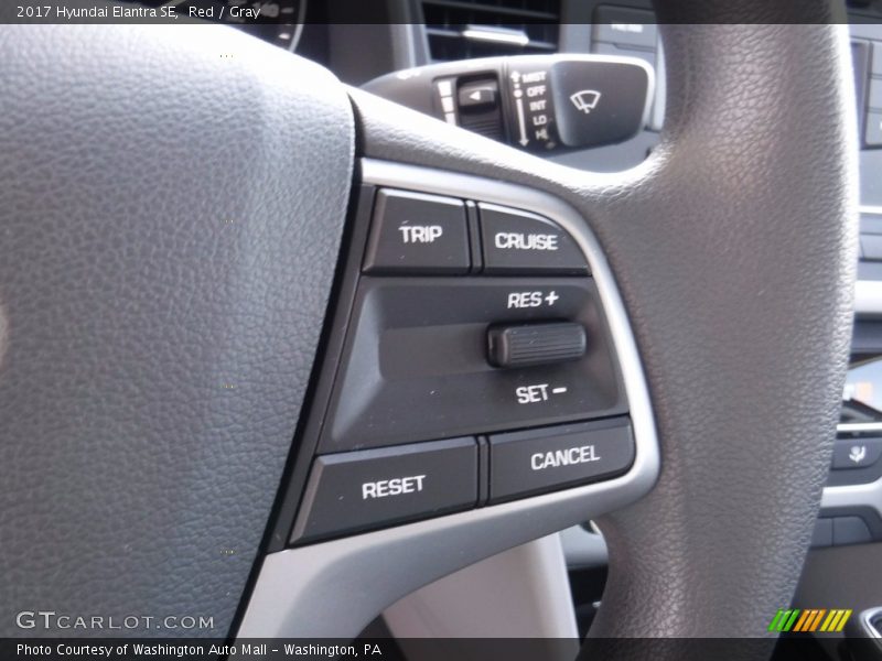 Red / Gray 2017 Hyundai Elantra SE