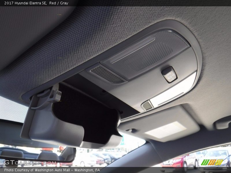 Red / Gray 2017 Hyundai Elantra SE