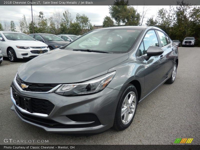 Satin Steel Gray Metallic / Jet Black 2018 Chevrolet Cruze LT
