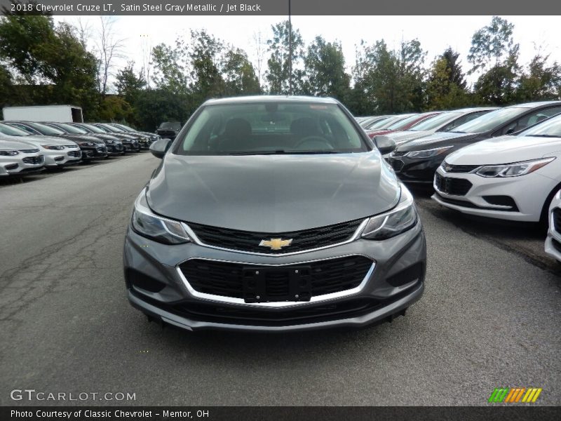 Satin Steel Gray Metallic / Jet Black 2018 Chevrolet Cruze LT