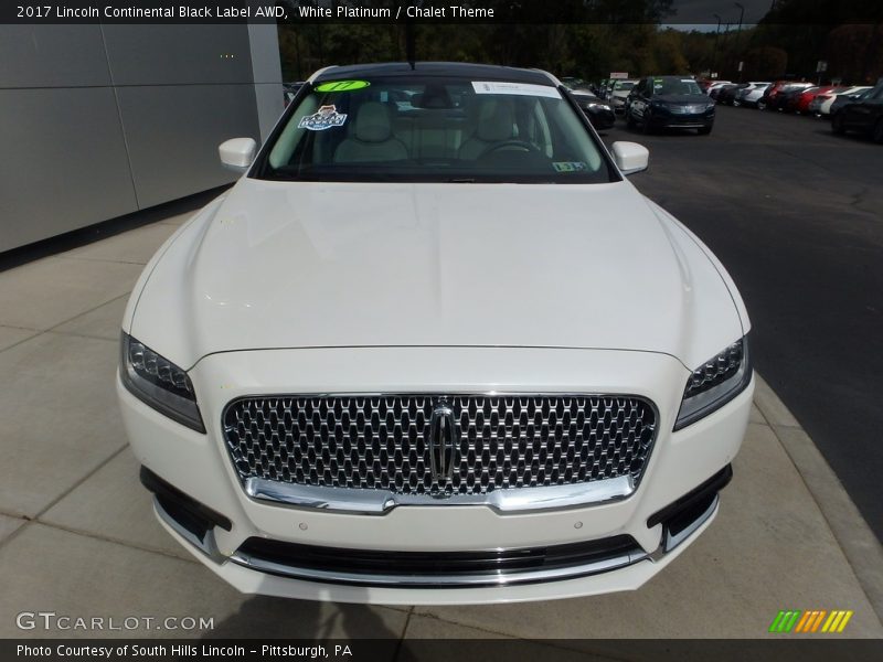  2017 Continental Black Label AWD White Platinum